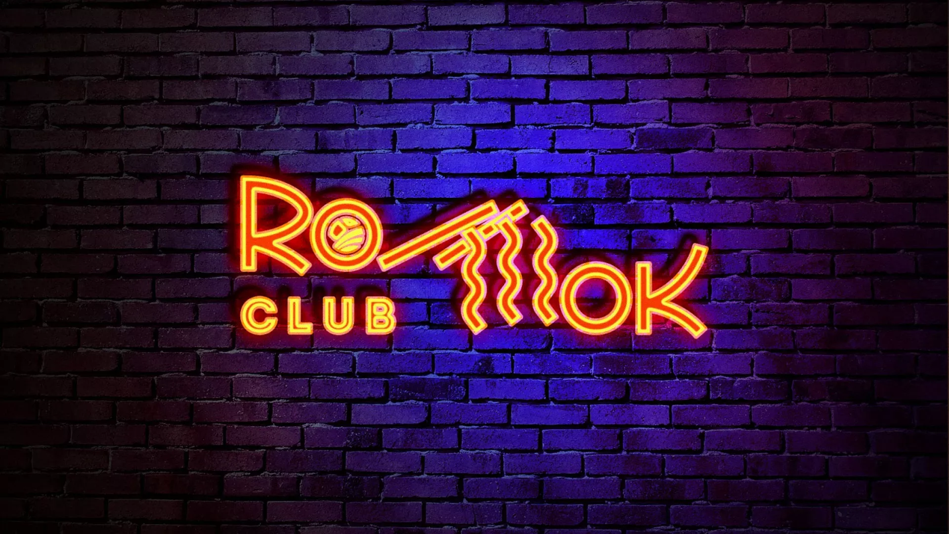 Разработка интерьерной вывески суши-бара «Roll Wok Club» в Алдане